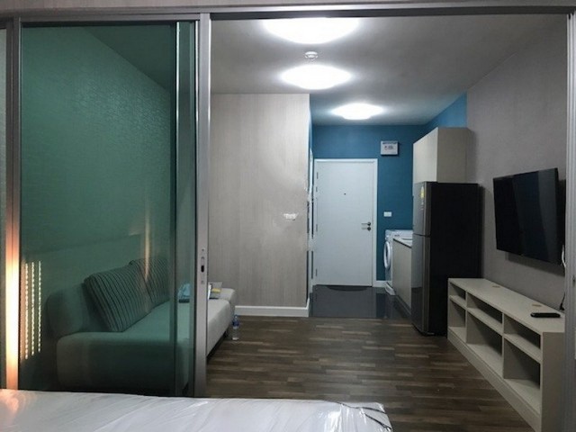 ให้เช่าห้องใหญ่ A Space Me Sukhumvit 77 ชั้น 1 ขนาด 35.44 ตรม. อาคาร B วิวสระว่ายน้ำ