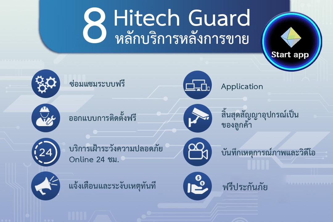 HitechGuard " 8 หลักบริการที่ดีเยี่ยม"