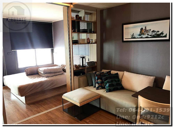 ให้เช่าห้องโทนเข้มสงบ U Delight Residence Riverfront Rama 3 