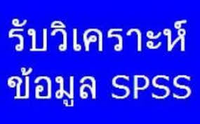 รับปรึกษาทำงานวิจัย วิทยานิพนธ์ แผนธุรกิจ รายงานวิชาต่างๆ ประมวลผลและติวการใช้โปรแกรม  SPSS 30