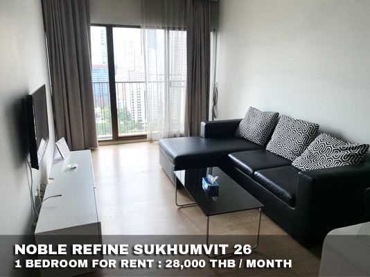 (เช่า) FOR RENT NOBLE REFINE SUKHUMVIT 26 / 1 bedroom / 50 Sqm.**28,000** CLOSE BTS PHOMPONG