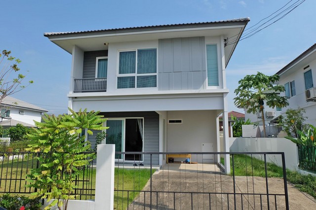 T0582 ขายบ้านเดี่ยว 2 ชั้น วิลลาจจิโอ 2 พระราม 2 ขนาด 62.9  ตรว 3 ห้องนอน 2 ห้องน้ำ 