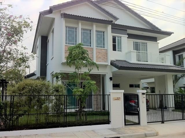 KRICH33 For Rent บ้าน 2 ชั้น หลังมุมพร้อมอยู่ โครงการมัณฑนาแจ้งวัฒนะ ราชพฤกษ์