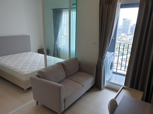 for rent Chapter one eco รัชดา - ห้วยขวาง 30 ตรม. 1 bed room ชั้น 20 วิวตึกสูงไม่บล็อค