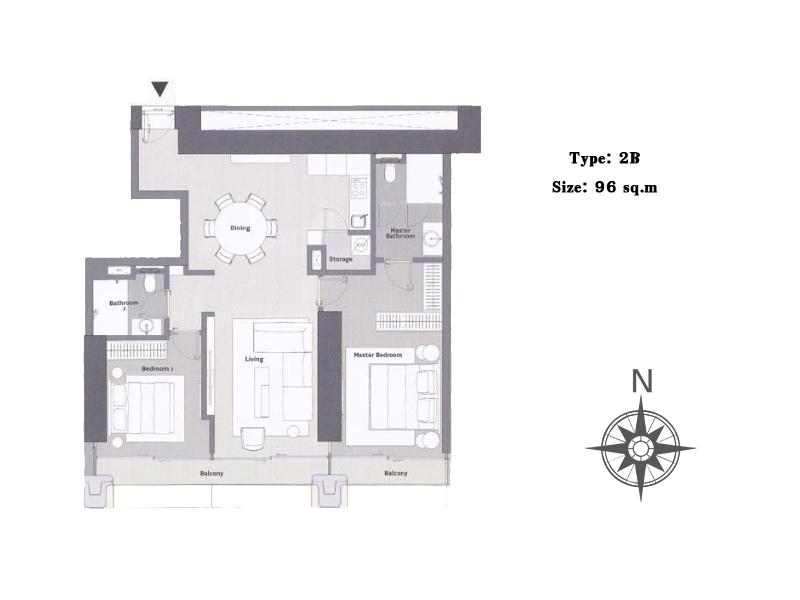 P09CF1801083 Nimit Langsuan 2 bed 2 bath96 sqm. 32.5 MB