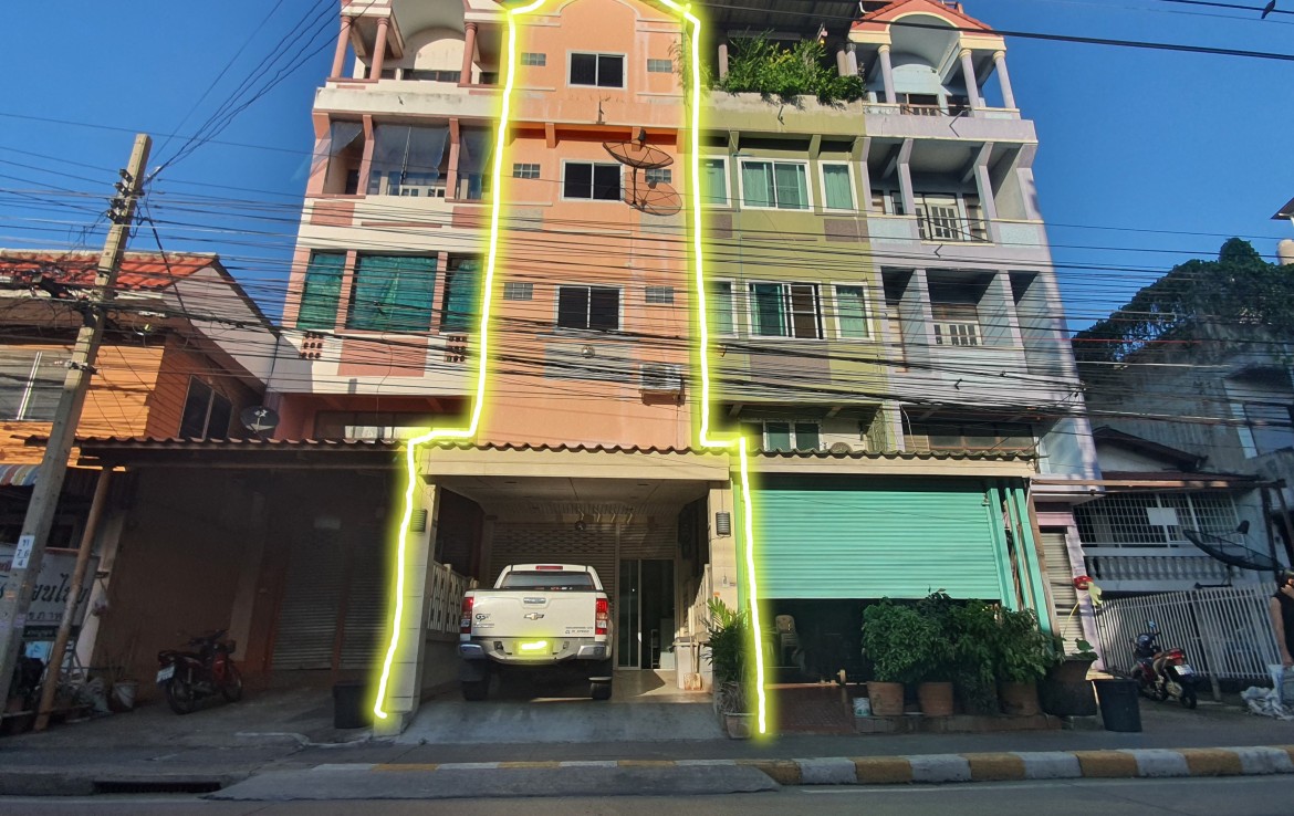 ขายอาคารพาณิชย์ 4.5 ชั้น แขวงบางแค(หลักสอง) เขตภาษีเจริญ กรุงเทพ 20 ตรว.
