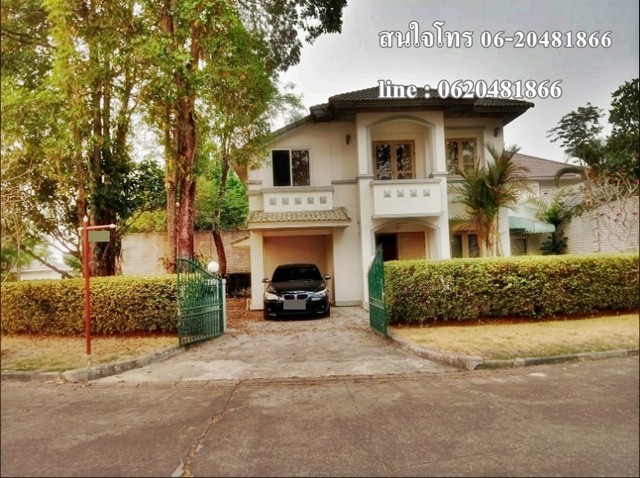 T00055ให้เช่าบ้านว่าง ในสนามกลอฟ์ ใกล้โรงเรียนเปรมเส้นแม่ริม ราคาให้เช่า 25,000 บาท/เดือน