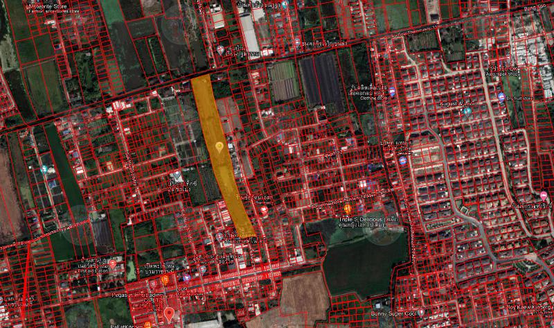 P56LA2010092 ขายที่ดิน  ศาลาธรรมสพน์ กรุงเทพ 15-2-4.0 ไร่ 75 ล้านบาท 