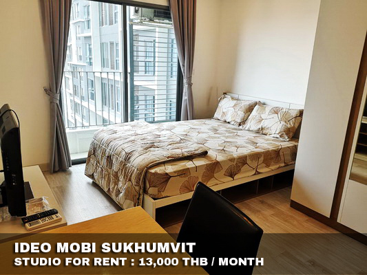 (เช่า) FOR RENT IDEO MOBI SUKHUMVIT / Studio / 22 Sqm. 13,000 CLOSE BTS ONNUT