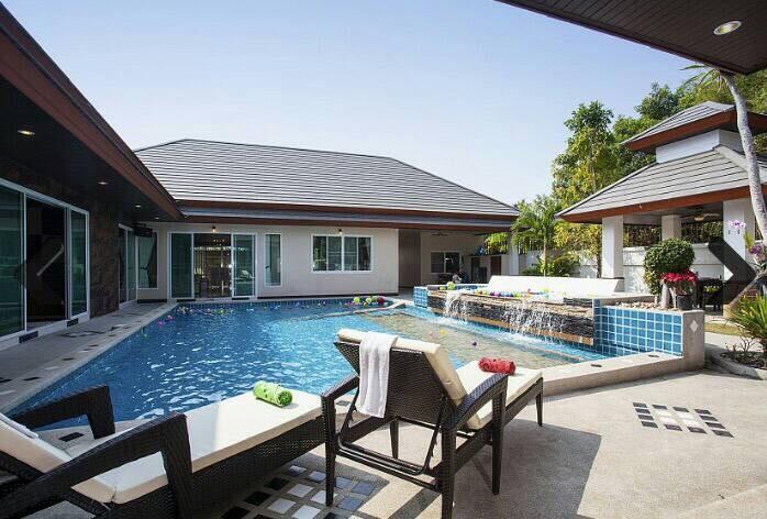 ให้เช่าบ้านพัทยา Pool Villa โครงการเปี่ยมมงคล 1 ห้วยใหญ่ พัทยา พร้อมสระว่ายน้ำ