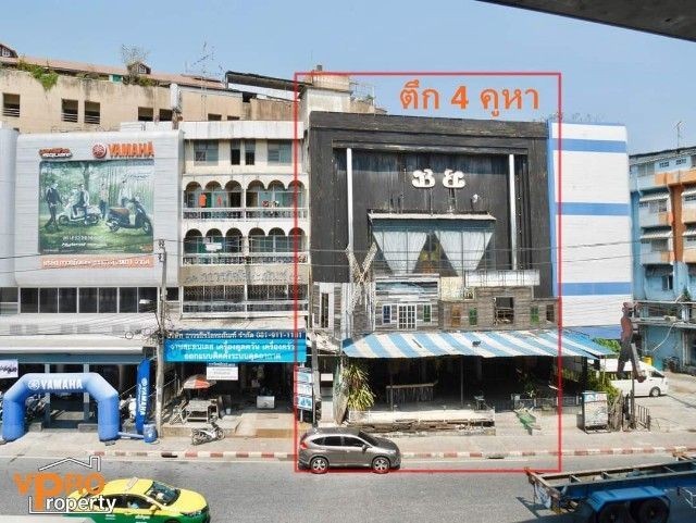 ให้เช่า อาคารพาณิขย์ 4 คูหา 5 ชั้น ทำเลดี ติดถนนสุขุมวิท บางนา ใกล้ BTS อุดมสุข