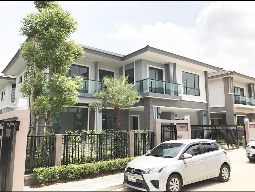 ให้เช่าบ้านเดี่ยว เดอะปาล์ม พัฒนาการ38 เขตสวนหลวง เนื้อที่ 71ตรว 3นอน 4น้ำ 75,000ต่อเดือน