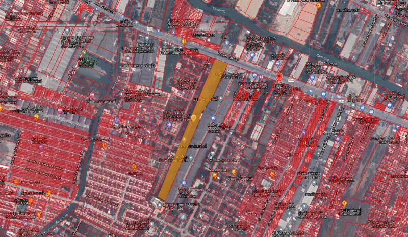  P56LA2010017 ขายที่ดิน บางเมือง สมุทรปราการ 18-3-67.0 ไร่ 567.525 ล้านบาท 