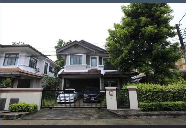 ให้เช่าบ้านเดี่ยว  พร้อมเฟอร์นิเจอร์หมู่บ้านเศรษฐสิริ วงแหวนสุขาภิบาล2 บ้านตกแต่งสวย พร้อมเข้าอยู่